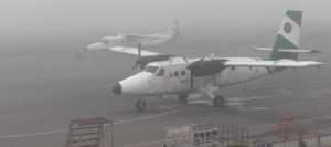 प्रतिकूल मौसमले आन्तरिक हवाई उडान प्रभावित