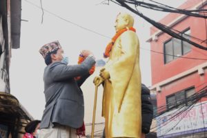 शहिद सप्ताहका सुरु, शुक्रराज शास्त्रीको शालिकमा पुष्पगुच्छा अर्पण