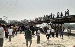 सर्लाहीमा बस दुर्घटनामा चारको मृत्यु