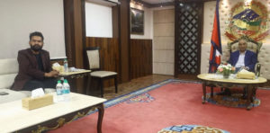 प्रधानमन्त्री देउवालाई  भेट्न बालुवाटार पुगे मेयर बालेन्द्र