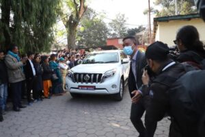 सिंहदरवारमा कांग्रेस संसदीय दलकाे नेता चयनकाे राैनक (फाेटाे फिचर)