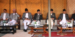 नवनिर्वाचित सांसदको स्वागतमा जलपान