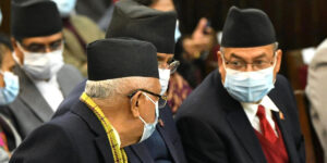 शीतल निवासमा ओली, प्रचण्ड र खनालबीच छलफल