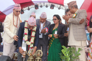 प्रादेशिक महोत्सव उद्घाटन गर्दै मुख्यमन्त्री कार्की