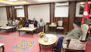 जनमोर्चाले बुझायो प्रधानमन्त्रीलाई ज्ञापनपत्र