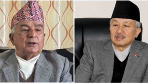 राष्ट्रपति निर्वाचनको मिति नजिकिँदै जाँदा आ-आफ्नै ढंगले मत माग्दै ‘दुई चन्द्र’