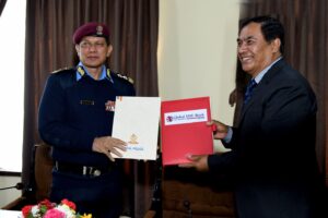 प्रहरी र ग्लोबल आईएमई बैंकबीच छात्रवृत्ति अक्षयकोष स्थापनासम्बन्धी सम्झाैता