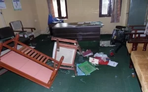 जुनीचाँदेका दुई वडामा तोडफोड