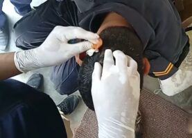 सिरहामा नगरपालिकाको भवन तोडफोड, १० पाँचजना प्रहरी घाइते 