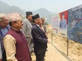 काठमाडौं–तराई द्रूत मार्ग : अवलोकनका लागि दलबलसहित पुगे प्रधानमन्त्री प्रचण्ड