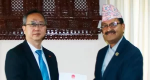 परराष्ट्रमन्त्री र चिनियाँ राजदूतबीच भेटवार्ता