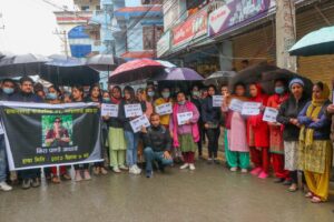 निरा पाण्डे आचार्यको हत्यारा सार्वजनिक गर्न माग गर्दै प्रदर्शन (फोटो फिचर)