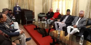 धुम्बाराहीमा कांग्रेस पदाधिकारी बैठक जारी