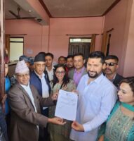 उपनिर्वाचन : चितवन-२ मा रवि लामिछानेको उम्मेदवारी दर्ता