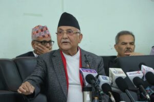 नेपालको समग्र हितको रक्षापछि मात्र संसदको गतिरोध अन्त्य हुन्छ : केपी ओली