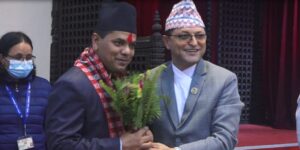 नवनिर्वाचित सभापति राईद्वारा शपथ