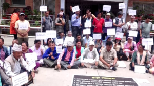 कालीमाटी तरकारी बजारका किसानहरु आन्दोलित