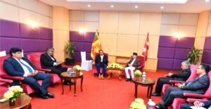 अध्यक्ष ओलीसँग श्रीलङ्का र नाईजेरियाका पूर्वराष्ट्रपतिबीच भेट