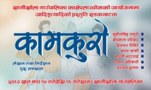 पुरु लम्सालको लेखन तथा निर्देशन रहेको सडकनाटक ’कामकुरो’को प्रदर्शन हुँदै