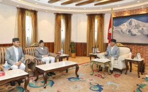 राष्ट्रपति र सभामुखबीच भेटवार्ता