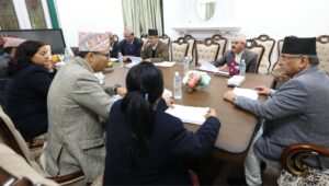 संसद्लाई ‘बिजनेस’ दिनेबारे प्रधानमन्त्रीको छलफल