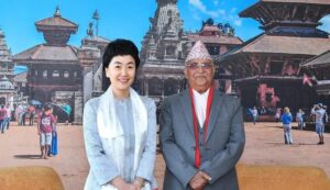 एमाले अध्यक्ष ओली र चिनियाँ उपमन्त्रीबीच भेट