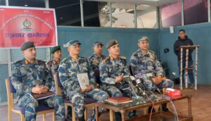 दशगजाको १७ किमी क्षेत्र खाली गरिएको छ: सशस्त्र प्रहरी बल