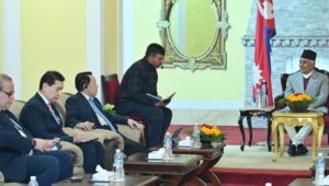 राष्ट्रपतिसमक्ष एफएओका महानिर्देशकको भेट