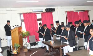 उच्च अदालतमा ३९ नवनियुक्त न्यायाधीशलाई शपथ