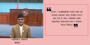 प्रतिपक्षले उठाएका मुद्दालाई समस्या ठान्नु लोकतन्त्रसम्मत हुँदैन : सांसद पोखरेल