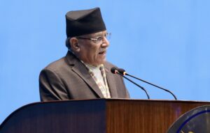 एकै व्यक्ति वा समूह बैंक र व्यवसायी हुनेबारे सरकारले कानूनी व्यवस्था गरेको छ : प्रधानमन्त्री