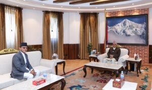 राष्ट्रपतिसँग राष्ट्रियसभाका अध्यक्षको शिष्टाचार भेट