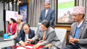 चौसठ्ठी वर्षपछि नेपालमै छापिएको हुलाक टिकट आजदेखि प्रचलनमा