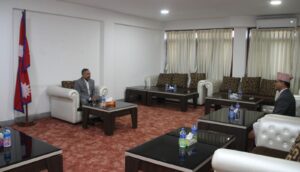 राष्ट्रियसभा अध्यक्षद्वारा उपराष्ट्रपतिसँग भेट