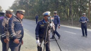 दुर्घटना न्यूनीकरणमा ट्राफिक प्रहरीको सक्रियता