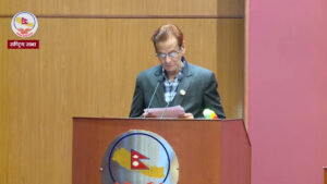 राष्ट्रियसभा अध्यक्षका उम्मेदवार शर्माको प्रस्ताव प्रस्तुत