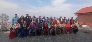 अध्यक्ष सहित २० जना बाहिरिदै, एमालेको स्वागत र विदाई