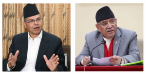 प्रधानमन्त्री प्रचण्ड र खनालबीच भेटवार्ता