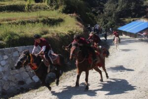 घोडा दौड प्रतियोगिताको उपाधि दीपेन्द्रलाई