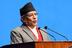 थरीथरीका विचलन रोक्न विश्वासको मत दिनुहोस् : प्रधानमन्त्री