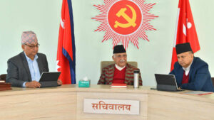 राजनीतिक स्थायित्व र समृद्धिका लागि प्रचण्डसँग सहकार्य थाल्यौं: एमाले