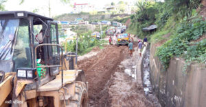 खाँदबारी–किमाथाङ्का सडकको साढे छ किलोमिटर ट्रयाक खुल्यो