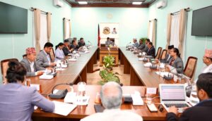 मन्त्रिपरिषद्को बैठक बस्दैछ