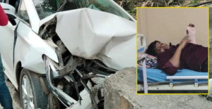 जनमतका उपाध्यक्ष अब्दुल खान चढेको कार दुर्घटना