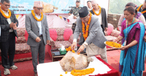 ‘क्वार्ज क्रिष्टल’ले गोरखाको पर्यटन प्रवर्द्धनमा इँट्टा थपेको छ : प्रधानमन्त्री दाहाल