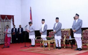 नवनिर्वाचित राष्ट्रियसभा उपाध्यक्ष घिमिरेले लिइन् शपथ