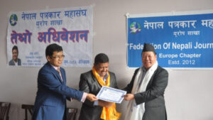 पत्रकार महासङ्घ युरोपको अध्यक्षमा राई