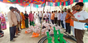 चिम्टीका अग्निपीडितहरुलाई कांग्रेसद्वारा ट्युबेल प्रदान