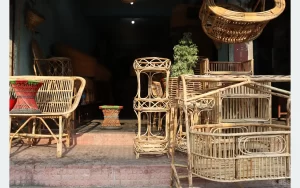 रोजाइमा आकर्षक र टिकाउ बेतका फर्निचर