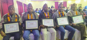 पाँच सञ्चारकर्मी सम्मानित